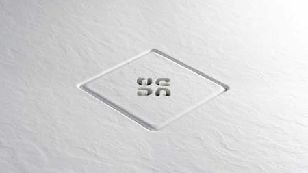 Cadita de dus dreptunghiulara, acril, slim, alb, 120x70x3.5 cm, Deante Silia [2]