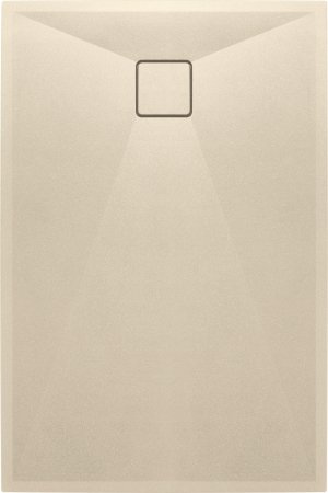 Cadita de dus dreptiunghiulara, din granit, slim, Bej, 120x80x3.6 cm, Deante Correo [1]