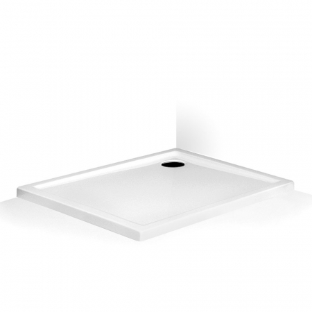 Cadita de dus dreptunghiulara, din acril, Alba, 120x80x5 cm, Roth Flat KVADRO [1]
