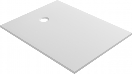 Cadita dus compozit Marmite Burgos 120x90 cm, dreptunghiulara, alb mat [1]