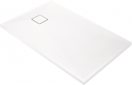 Baie - Cadita dus compozit slim alba 120x80 cm Deante Correo