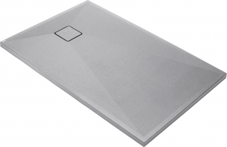 Cadite dus - Cadita dus compozit slim gri 120x70 cm Deante Correo