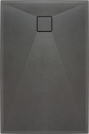 Cadita dus compozit slim antracit 120x90 cm Deante, Correo [1]