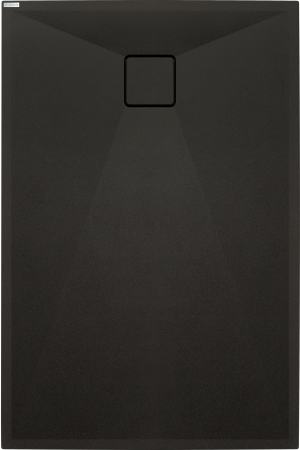 Cadita dus compozit slim neagra 90x70 cm Deante Correo [1]