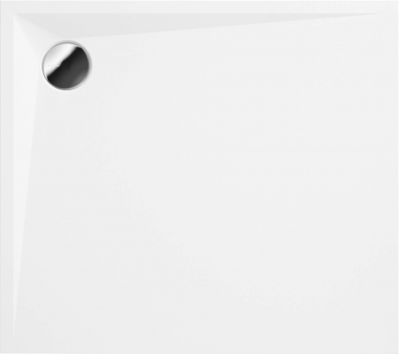 Cadita dus dreptunghiulara alba 80x90 cm Kerria Plus, Deante [1]