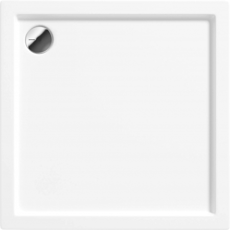 Cadita dus patrata alba 90x90 cm Jasmin, Deante [1]