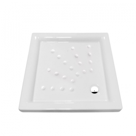 Cadite dus - Cadita dus patrata Gala Atlas, 80x80 cm, alba
