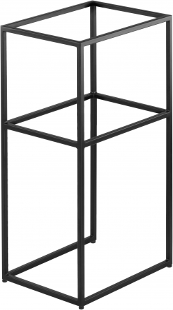 Mobilier pentru lavoar - Cadru metalic negru pentru montare lavoar baie Correo, 30 cm