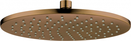 Baie - Palarie de dus rotunda, bronz periat, 250 mm, Deante Cascada