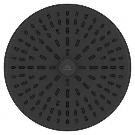 Palarie dus rotunda Ideal Standard Alu+ negru mat cu 2 functii [1]