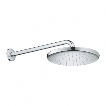 Palarie dus rotunda crom Ø 250 mm cu brat de dus Grohe Tempesta [1]