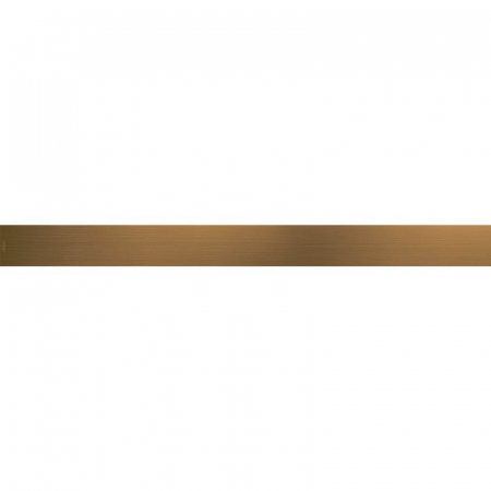 Rigole si canale de scurgere dus - Capac pentru rigola dus din alama bronz antic 1150 mm Alcadrain DESIGN-1150ANTIC