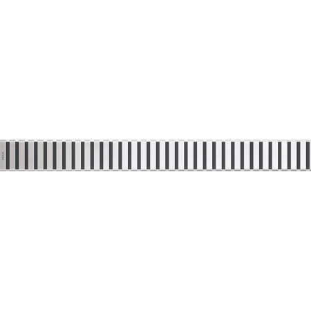 Rigole si canale de scurgere dus - Capac pentru rigola dus din otel inoxidabil mat 650 mm Alcadrain LINE-650M