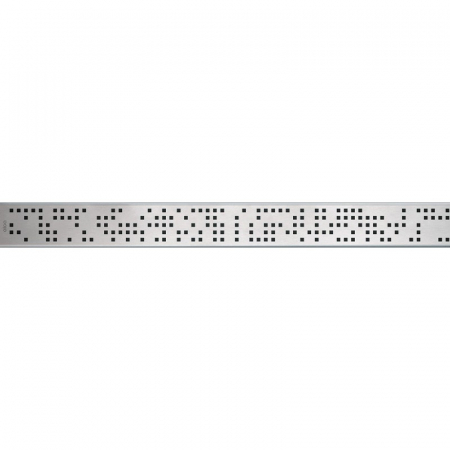 Rigole si canale de scurgere dus - Capac pentru rigola dus din otel inoxidabil lucios 950 mm Alcadrain CODE-950L