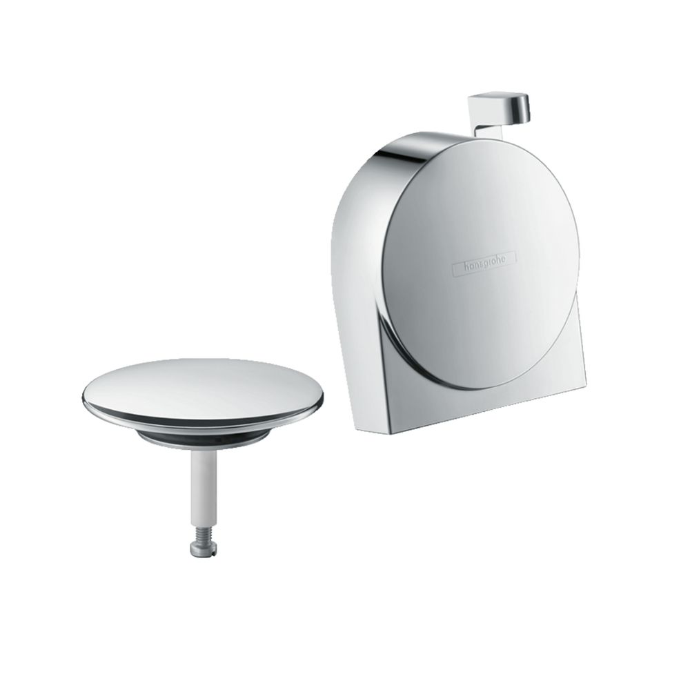 Cazi baie - Capac ventil cada cu alimentare preaplin culoare crom Hansgrohe Exafill S 58117000