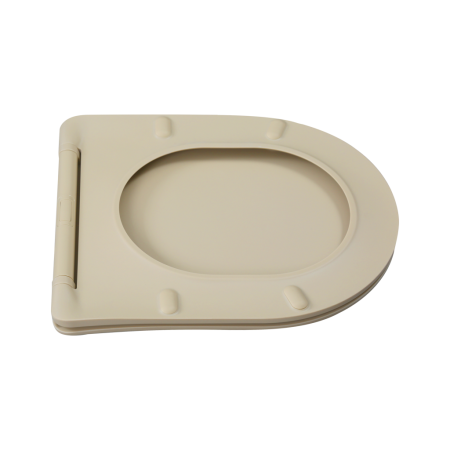 Capac vas wc cu soft close, cappuccino, Invena  Tavro [1]