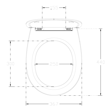 Capac vas wc slim, cu soft close, alb, Isvea [4]