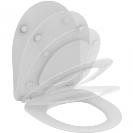 Capace WC - Capac vas WC, soft close, usor de detasat, Ideal Standard i.life A