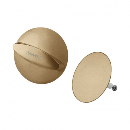 Masti, sifoane si suporturi cazi - Capac ventil cada si maner rotire preaplin Hansgrohe Flexaplus, bronz periat