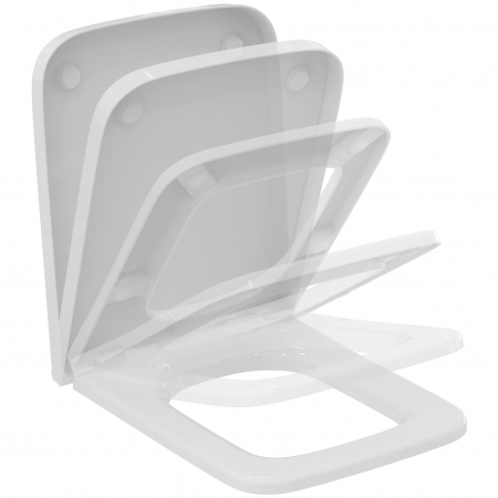 Capac wc soft close duroplast Ideal Standard Blend Cube alb lucios