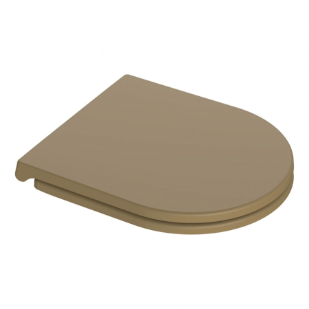 Capace WC - Capac Wc cu soft close si quick release, Feeling, cappuccino mat, RAK