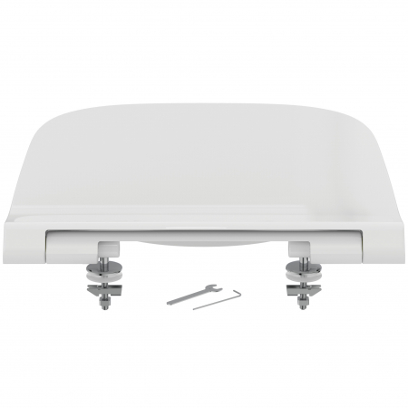 Capac wc duroplast Ideal Standard i.Life A Slim alb lucios [2]