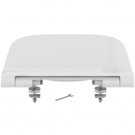 Capac wc soft close duroplast Ideal Standard i.Life A Slim alb lucios [4]
