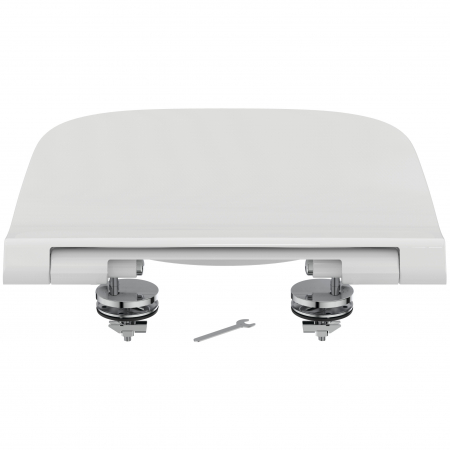 Capac wc soft close duroplast Ideal Standard i.Life B Slim alb lucios [3]