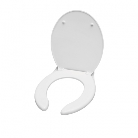 Accesorii baie persoane cu dizabilitati - Capac wc pentru persoane cu dizabilitati alb Cersanit, Etiuda