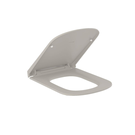 Capace WC - Capac Wc Slim, SoftClosing, QuickRelease, gri nisipiu mat,Kludi Resa S