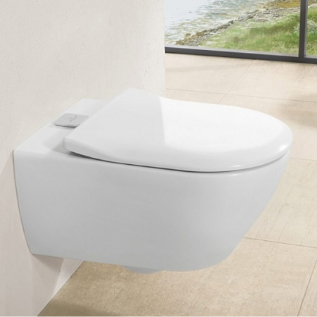 Capac Wc soft close alb slim Villeroy & Boch Subway 2.0 [2]