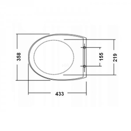 Capac wc soft close duroplast Cersanit Delfi [1]