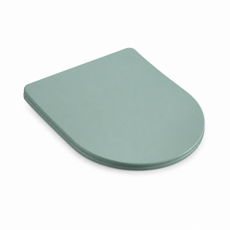 Capace WC - Capac wc soft close si demontare rapida, verde turcoz, Foglia Oslo