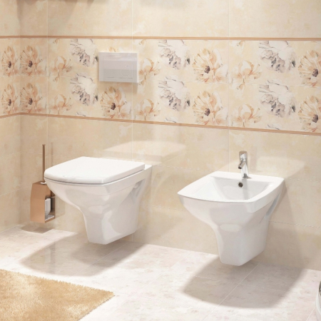 Capac vas wc soft close si easy off, alb, Cersanit Carina [2]