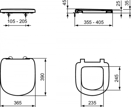 Capac wc soft close duroplast Ideal Standard Tempo [5]