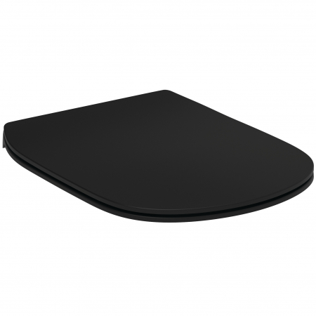 Capac wc soft close duroplast Ideal Standard Tesi Slim negru mat [1]