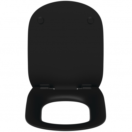 Capac wc soft close duroplast Ideal Standard Tesi Slim negru mat [3]