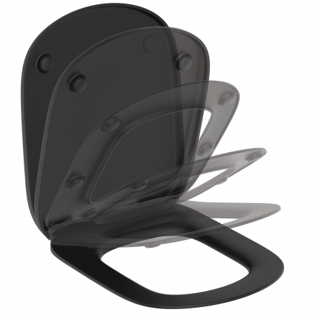 Capace WC - Capac wc soft close Ideal Standard Tesi negru mat