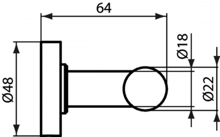Cuier baie dublu Ideal Standard IOM crom lucios [1]