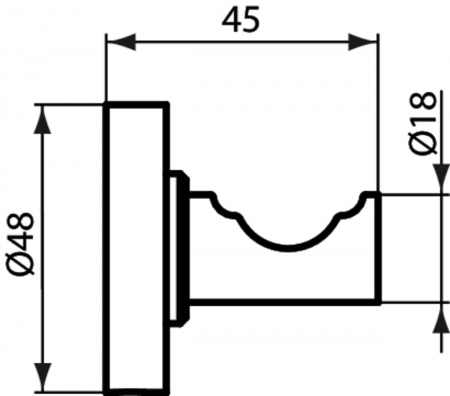 Cuier baie Ideal Standard IOM crom lucios [1]