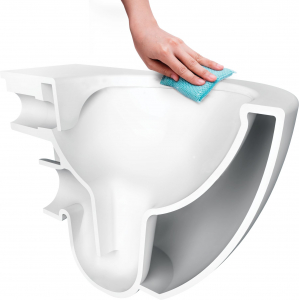 Vas wc suspendat rimless culoare alb lucios Deante Peonia [2]