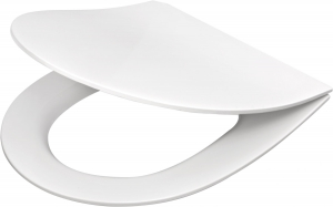 Capace WC - Capac wc soft close slim culoare alb, Deante, Poenia
