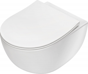 Vas wc suspendat rimless culoare alb lucios Deante Peonia [1]