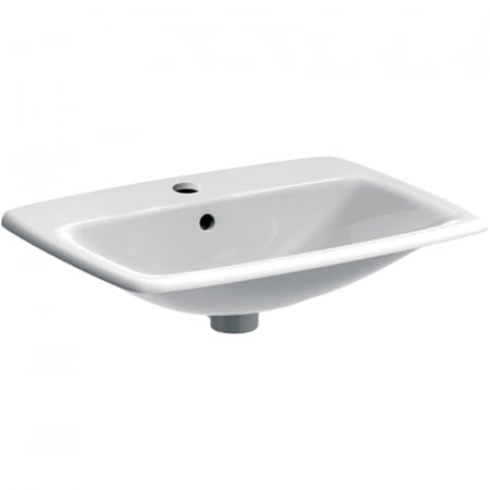 Lavoar baie incastrat alb 60 cm Geberit Selnova Square