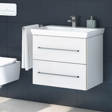 Lavoar baie suspendat alb 60 cm, dreptunghiular, Villeroy & Boch Avento [1]