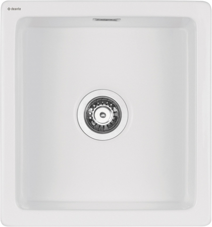 Chiuvete bucatarie compozit - Chiuveta bucatarie din ceramica, culoare alb mat, Deante Sabor