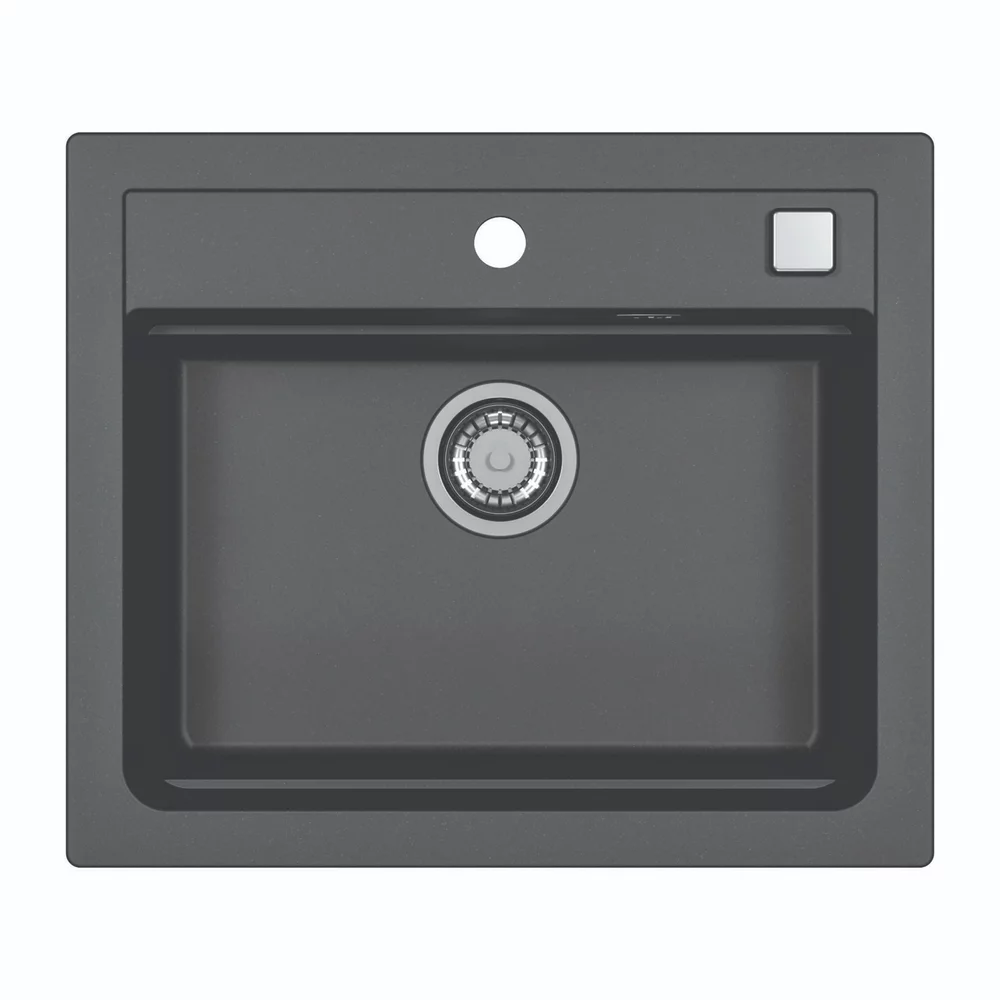 Bucatarie - Chiuveta bucatarie compozit cuva mare negru carbon Alveus Atrox 30
