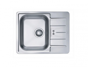 Chiuvete bucatarie inox - Chiuveta bucatarie inox leinen cu picurator, stanga, Alveus Line 60