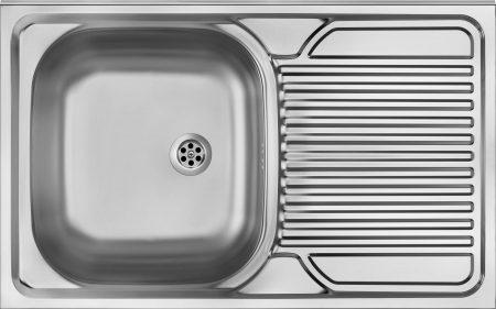 Chiuvete bucatarie inox - Chiuveta bucatarie inox cuva stanga, crom satin, Deante Tango
