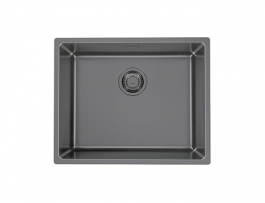 Bucatarie - Chiuveta bucatarie inox culoare antracit, montare pe blat, Alveus Monarch Kombino 50